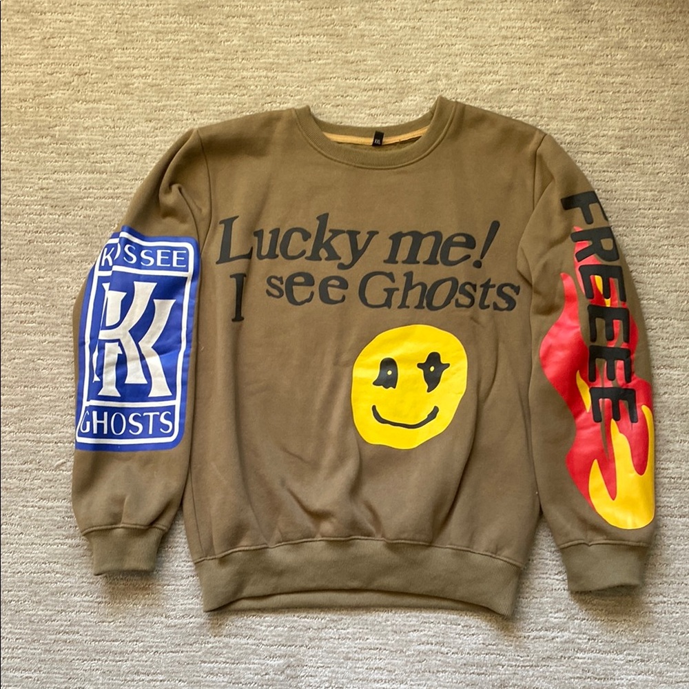 Kids See Ghosts Camp Flog Gnaw Crewneck Sweater